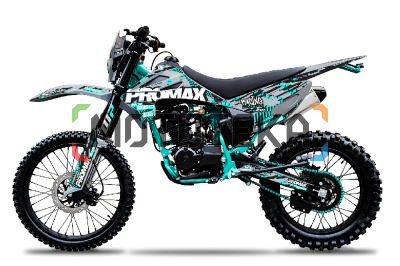Мотоцикл кроссовый / эндуро PROMAX (Промакс) MX250 серый/бирюзовый
