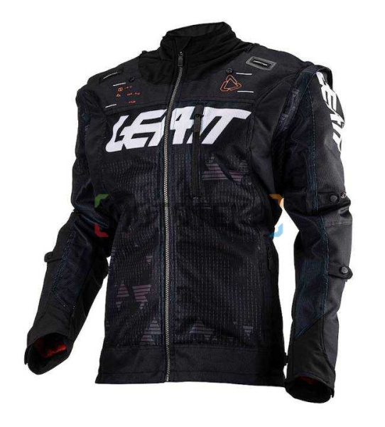 Мотокуртка (куртка мото) LEATT (Леат) #10 black (текстиль) (L)