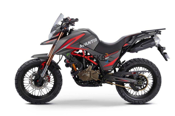 Мотоцикл дорожный Avantis (Авантис) Tourist 250 4-Valves чёрный/красный с ПТС